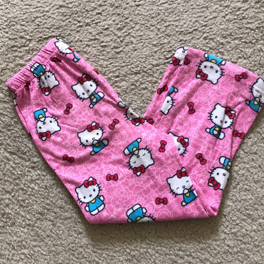 Hello Kitty kid’s flannel pajama bottoms